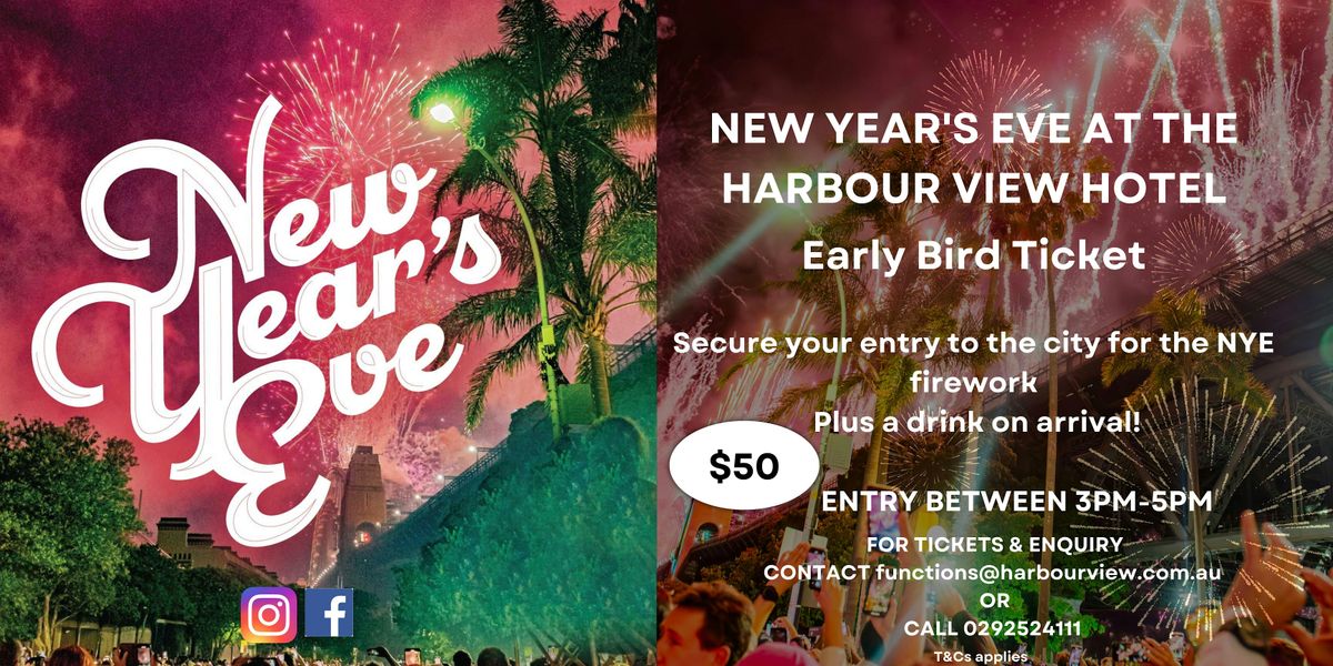 New Years Eve Early Bird Ticket, 31 December | Event in The Rocks | AllEvents