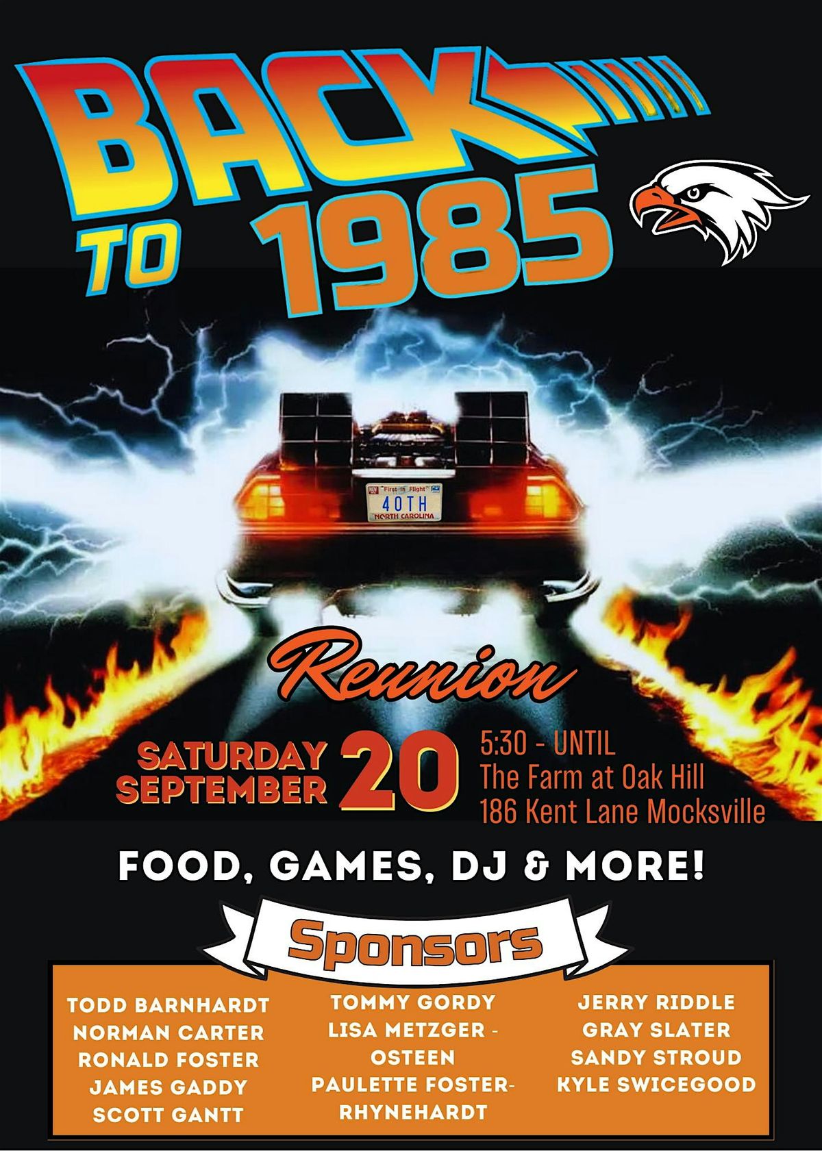 Davie High Class of 1985 Reunion, 20 September | Event in Mocksville | AllEvents