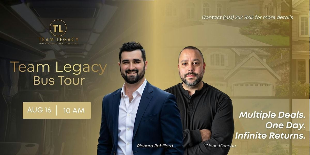 Team Legacy Bus Tour, 16 August | Event in Edmonton | AllEvents