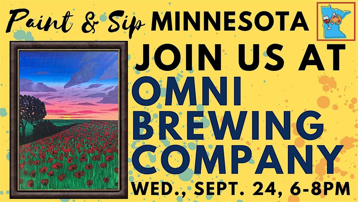 September 24 Paint & Sip at OMNI Brewery & Taproom, 24 September | Event in Maple Grove | AllEvents