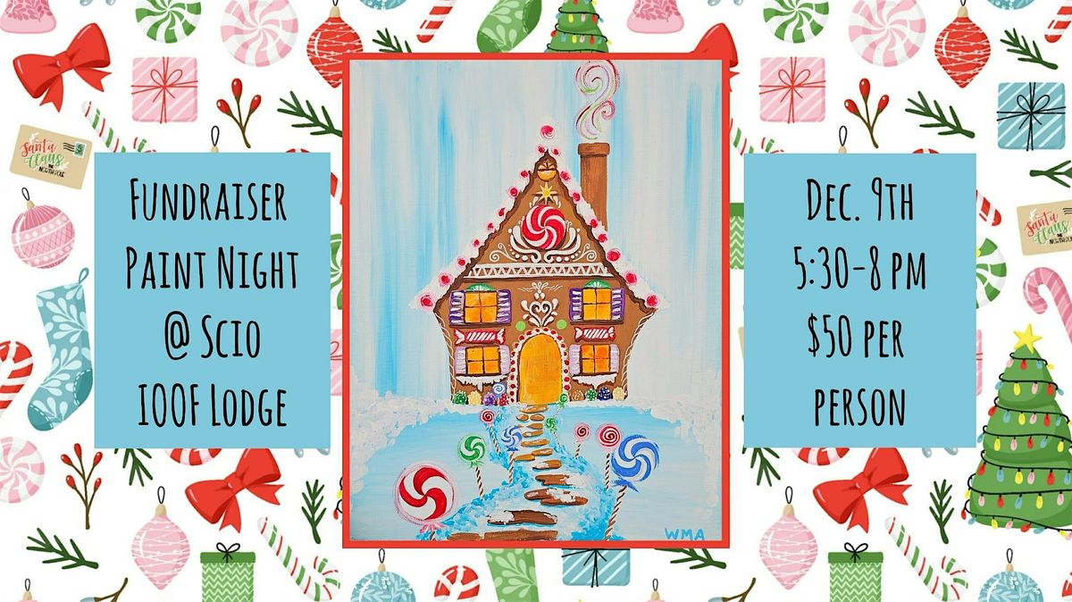 *Fundraiser* Paint Night at Scio IOOF Lodge, 9 December | Event in Scio | AllEvents