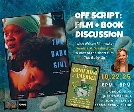 Off Script: Film and Book Discussion with Sandria Washington, 22 October | Event in Chicago | AllEvents