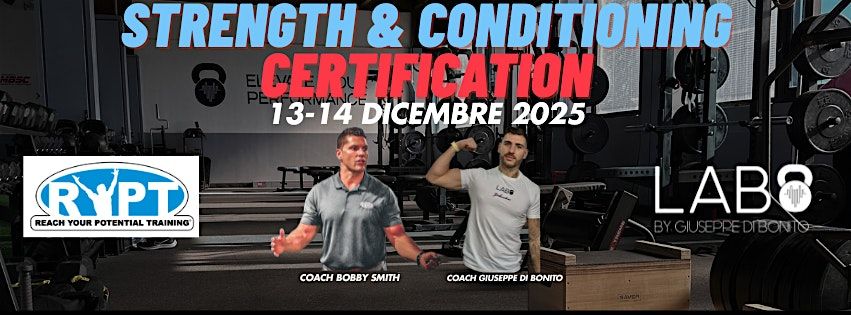 strength and conditioning certification, 13 December | Event in Pomigliano d'Arco | AllEvents