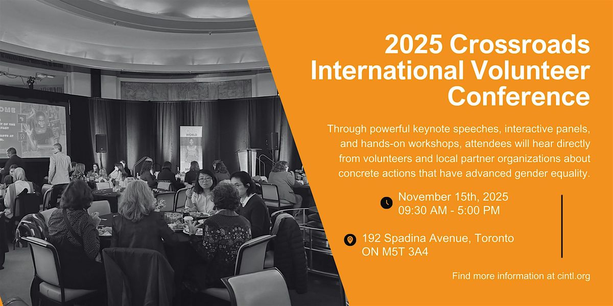 Pathways to Gender Equality: Real Stories, Shared Futures, 15 November | Event in Toronto | AllEvents