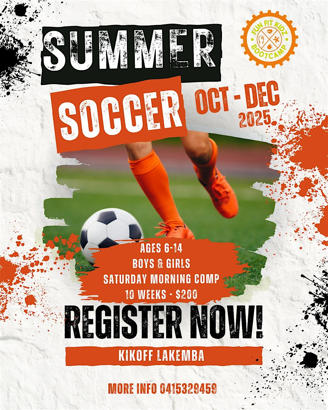 Fun Fit Kids Summer Soccer, 4 October | Event in Lakemba | AllEvents