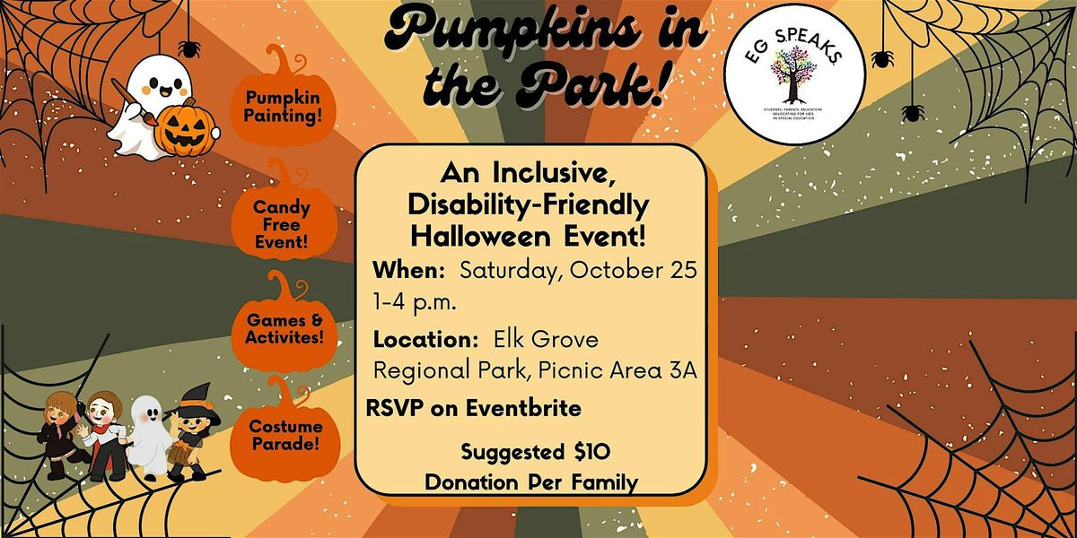 Pumpkins in the Park: Fall Fun For Every Ability, 25 October | Event in Elk Grove | AllEvents