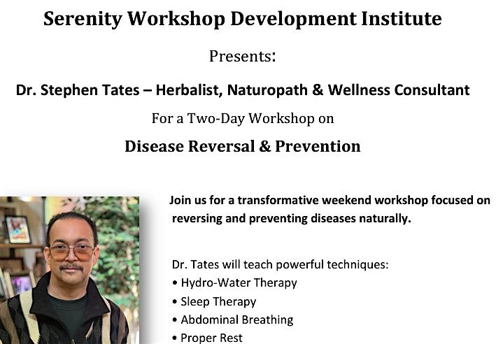 Serenity Workforce Development Institute Presents:  Dr. Stephen Tates, 27 September | Event in Las Vegas | AllEvents