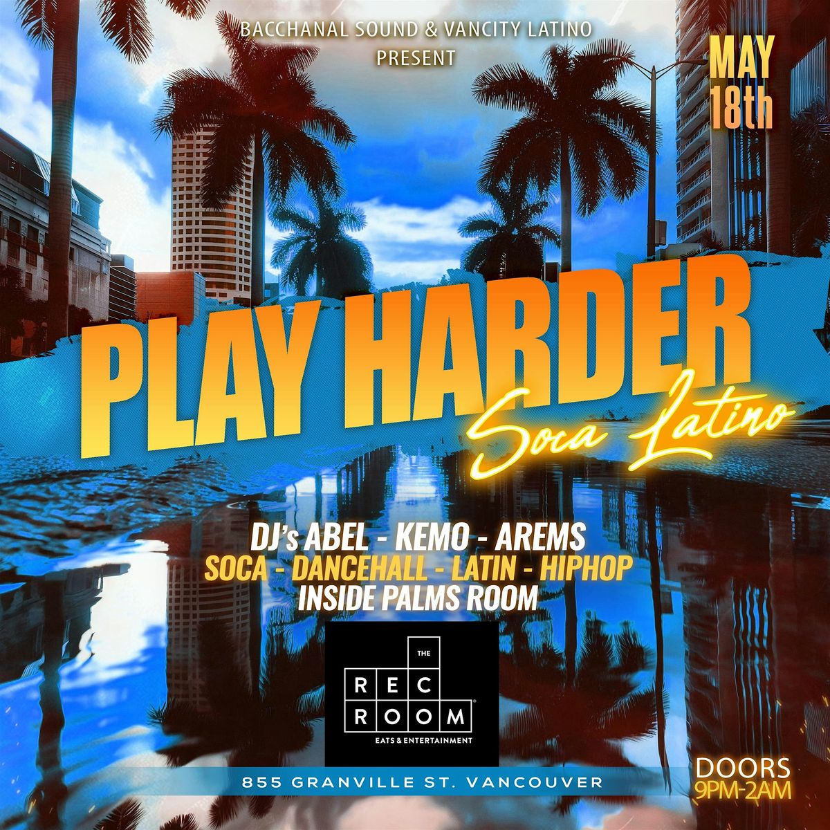PLAY HARDER, 18 May | Event in Vancouver | AllEvents