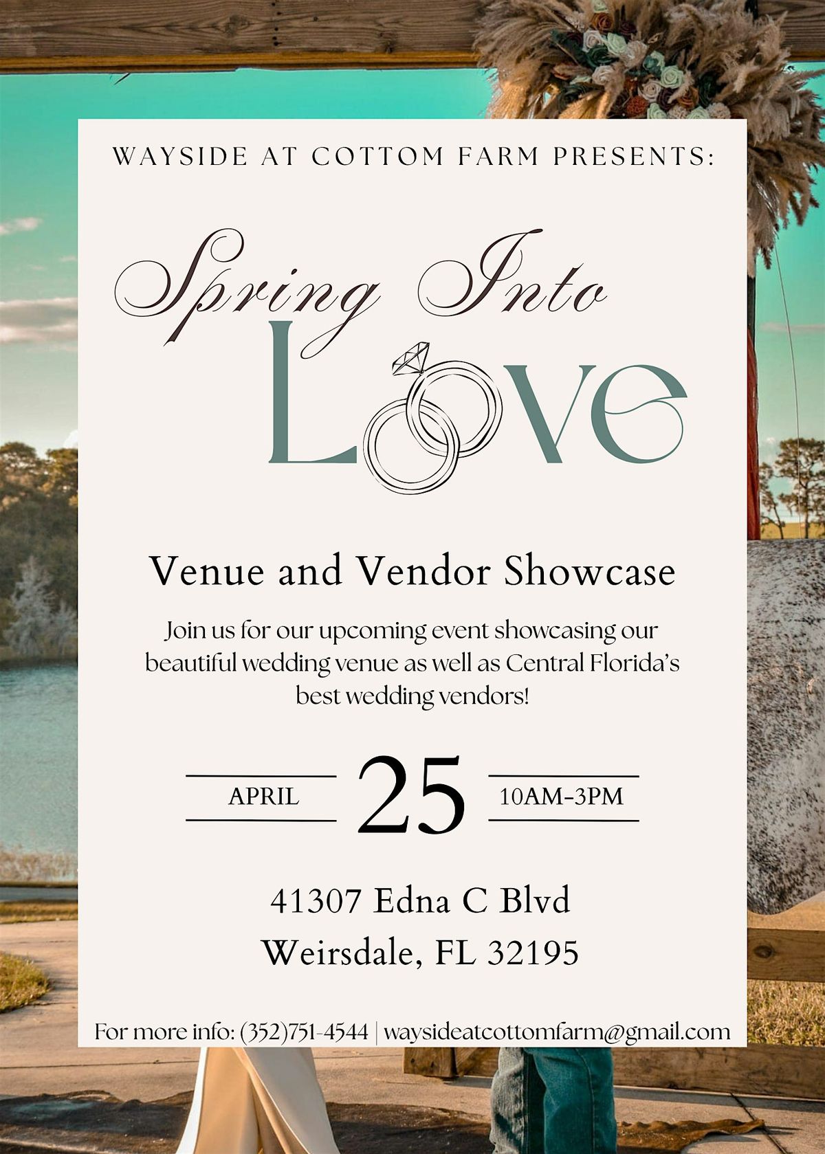 Spring Into Love - Venue and Vendor Showcase, 25 April | Event in Weirsdale | AllEvents