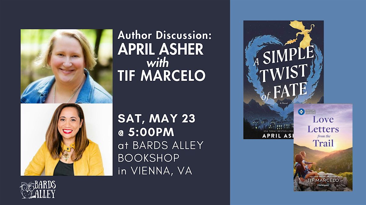 ROMANCE READS: Authors April Asher and Tif Marcelo, 23 May | Event in Vienna | AllEvents