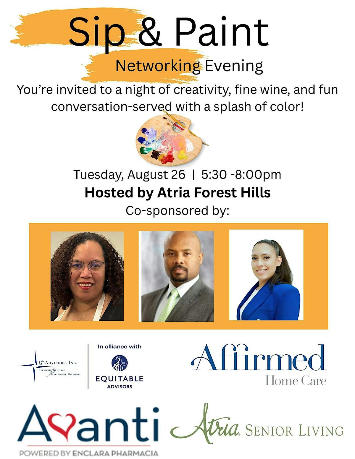 SIP HAPPENS-WINE & PAINT NIGHT, 26 August | Event in Queens | AllEvents