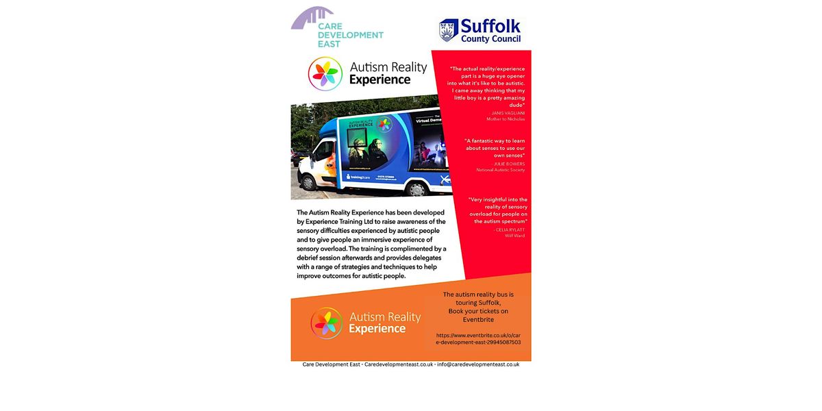 Autism Reality Experience - Lowestoft (pm), 28 November | Event in Lowestoft | AllEvents