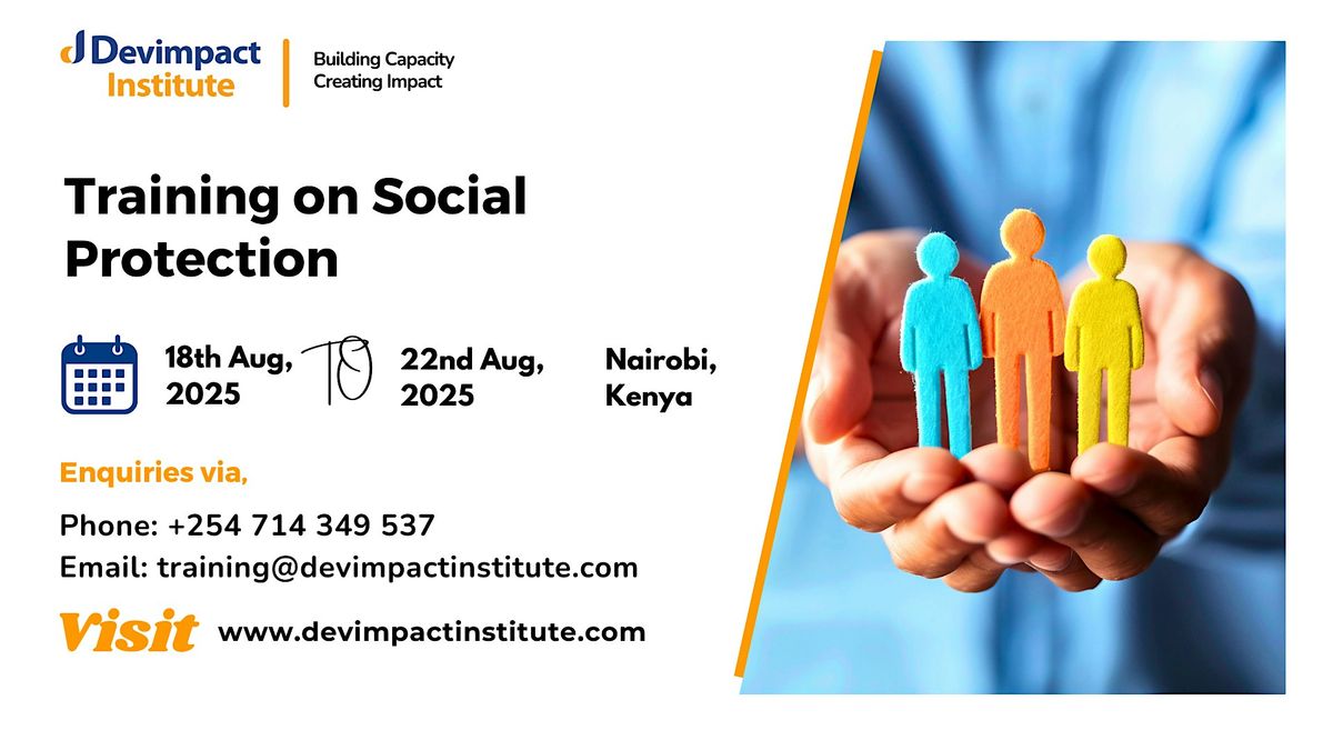 Training on Social Protection, 18 August | Event in Nairobi | AllEvents
