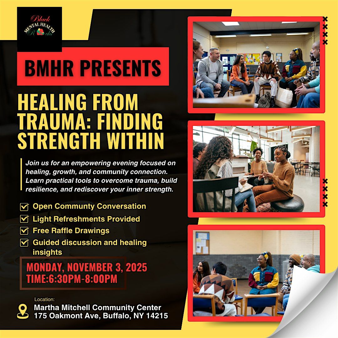 Healing from trauma: Finding Strength Within, 3 November | Event in Buffalo | AllEvents