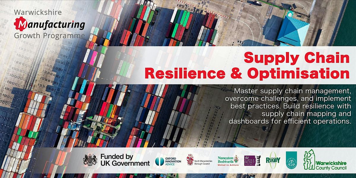 Supply Chain Resilience & Optimisation - WMGP, 14 October | Event in Leamington Spa | AllEvents