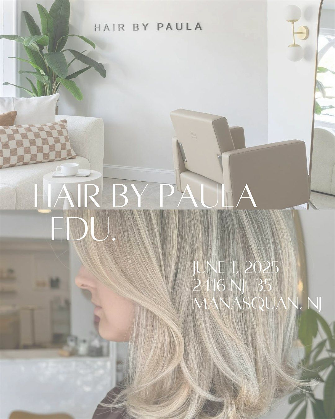 Hair by Paula education, 1 June | Event in Manasquan | AllEvents