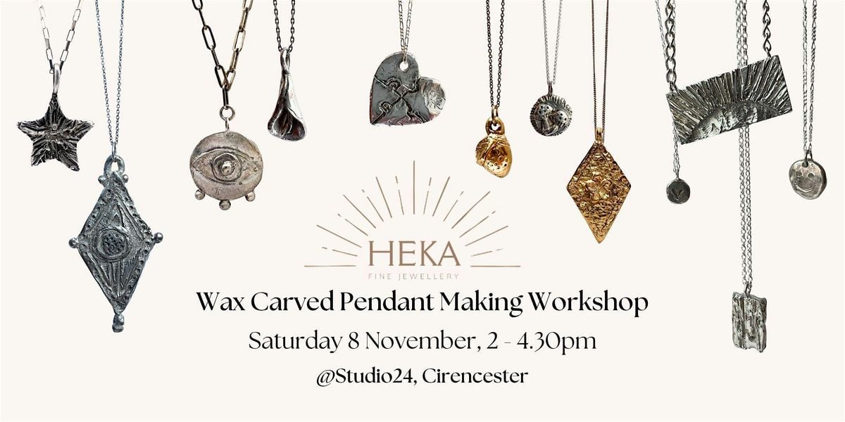 Jewellery  Making Workshop - Pendant  Making  @ Studio24, 8 November | Event in Cirencester | AllEvents