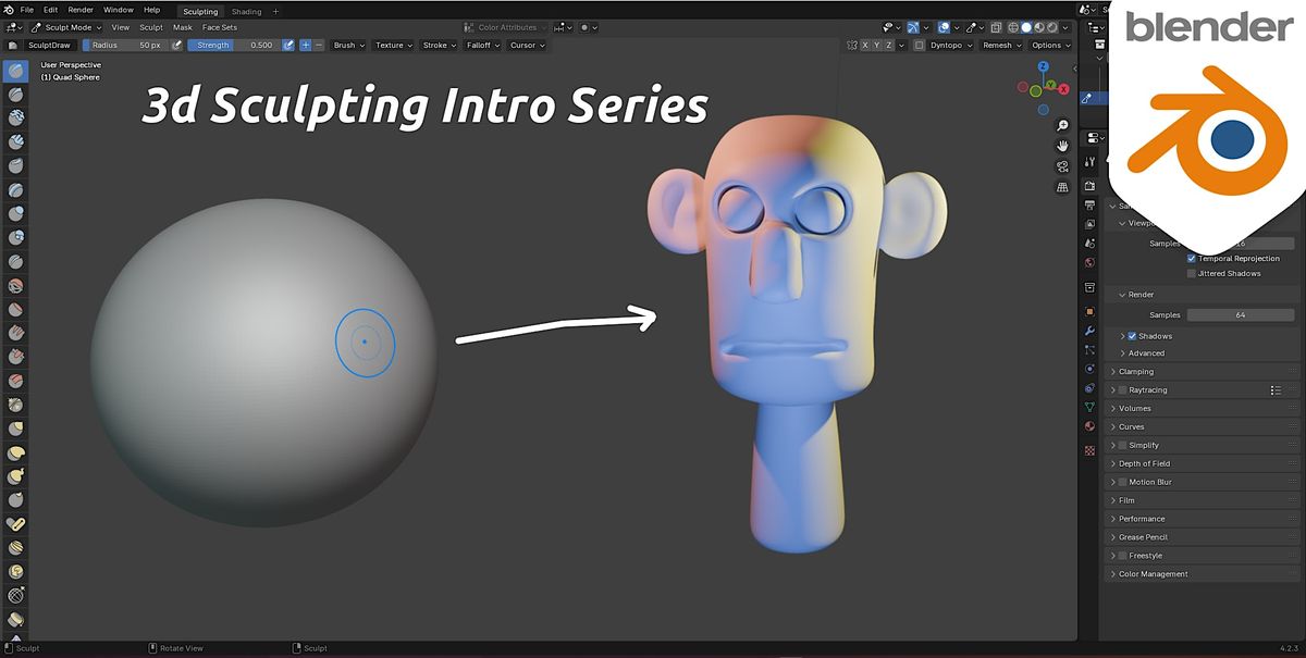 Intro to 3d Sculpting in Blender, 2 November | Event in Portland | AllEvents