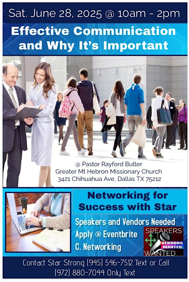 Networking for Success with Star, 28 June | Event in Dallas | AllEvents