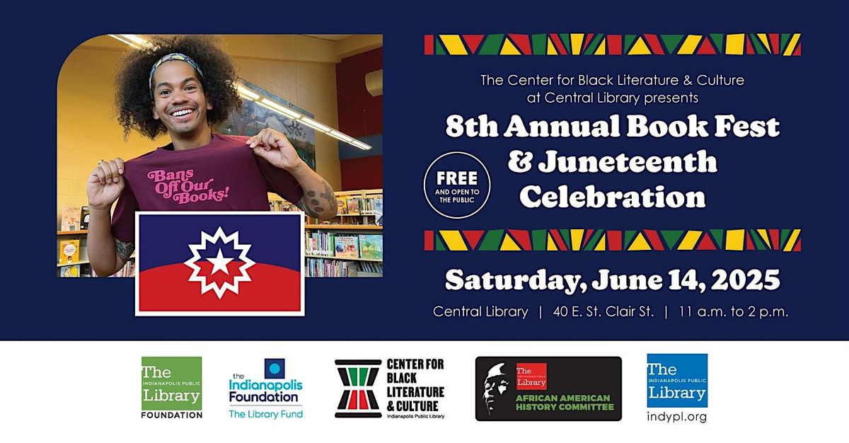 8th Annual Juneteenth Bookfest and Celebration featuring Mychal Threets, 14 June | Event in Indianapolis | AllEvents