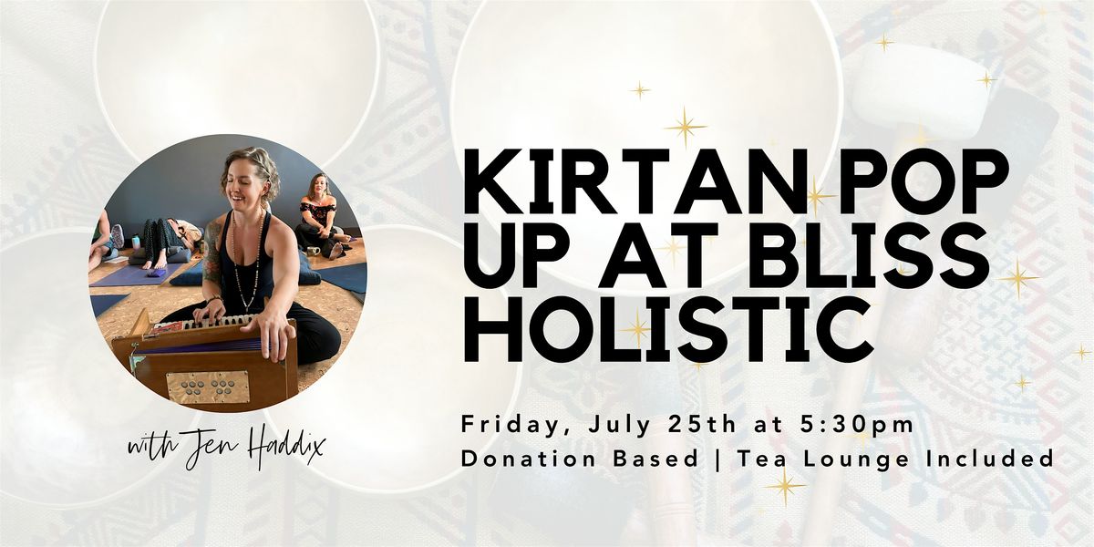 Kirtan Pop Up at Bliss Holistic, 25 July | Event in Reno | AllEvents