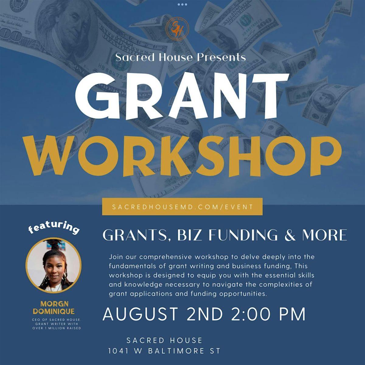 Grant Workshop, 2 August | Event in Baltimore | AllEvents