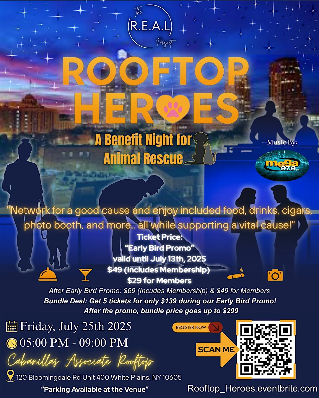 Rooftop Heroes, 25 July | Event in White Plains | AllEvents