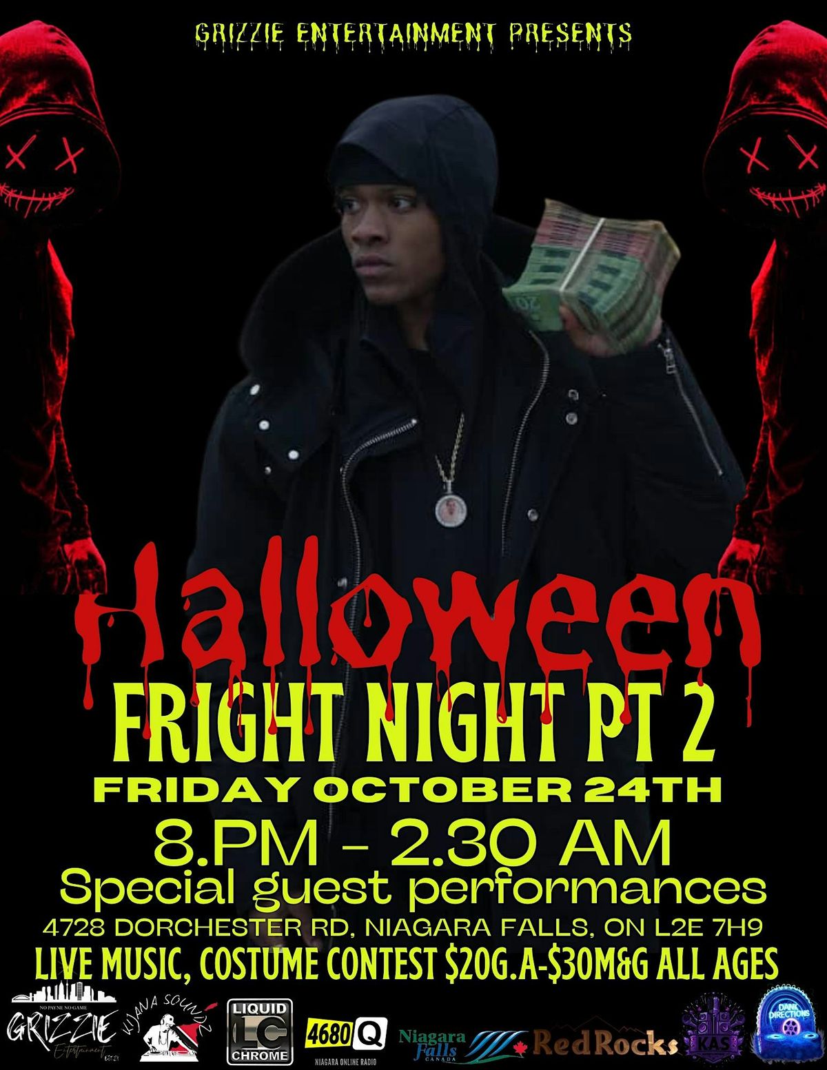 Halloween fright night, PT 2, 24 October | Event in Niagara Falls | AllEvents