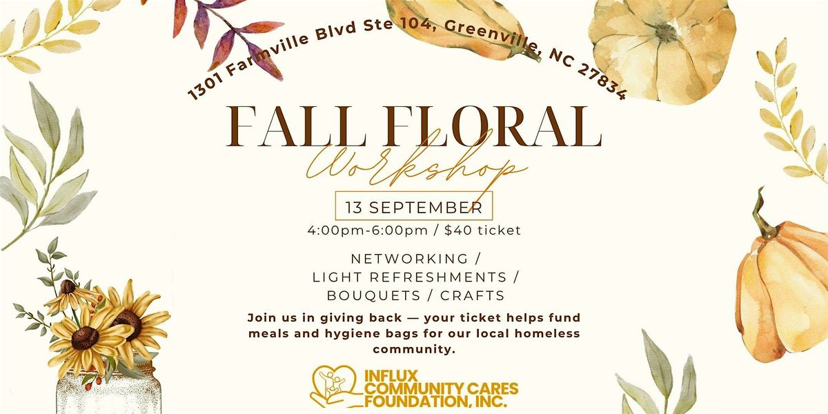 Fall Floral Workshop, 13 September | Event in Greenville | AllEvents