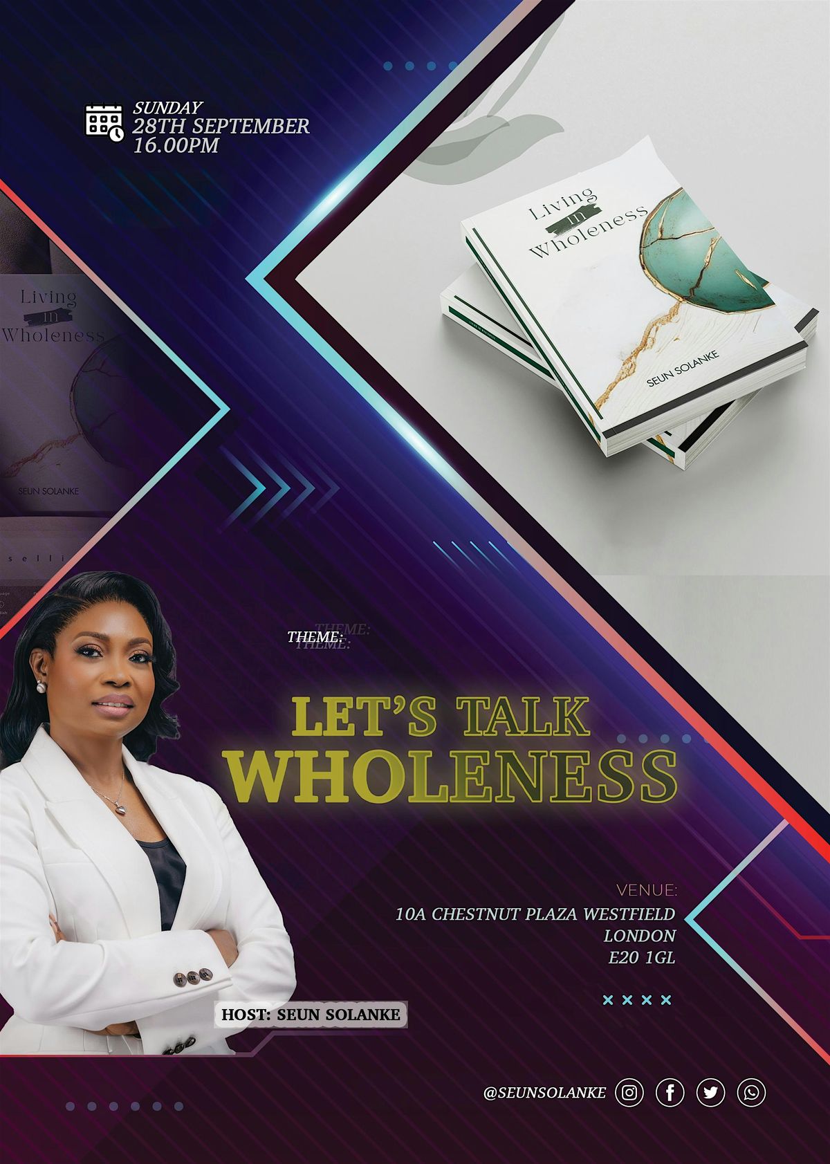 Let’s Talk Wholeness, 28 September | Event in London | AllEvents