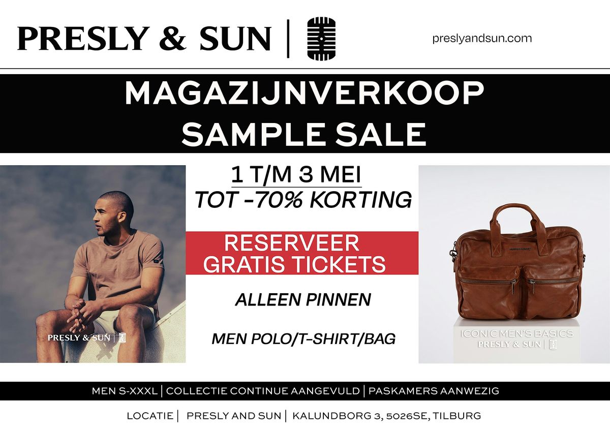 Magazijnverkoop / Sample Sale | Event in Tilburg | AllEvents