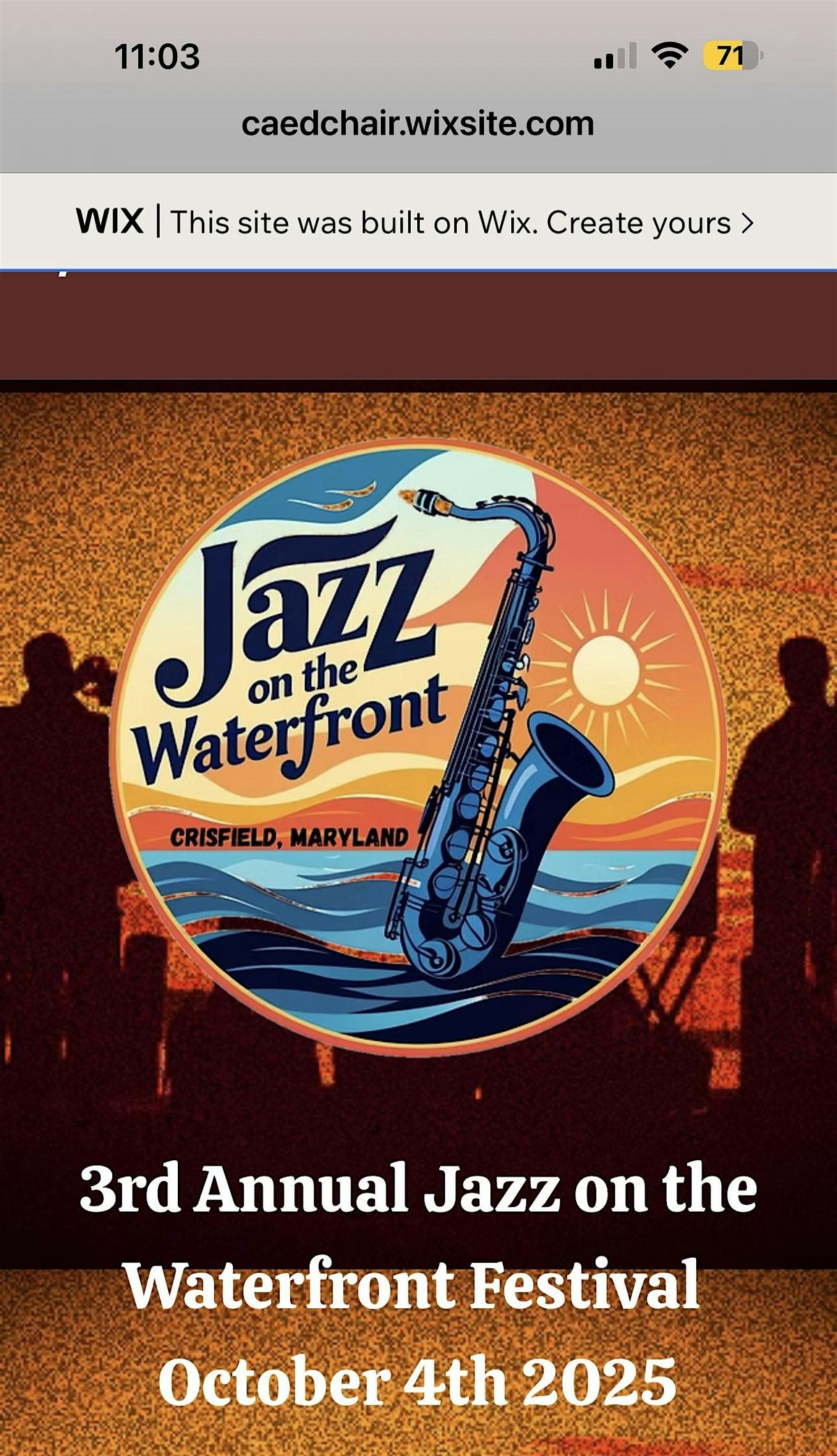 Jazz on the Waterfront, 4 October | Event in Crisfield | AllEvents