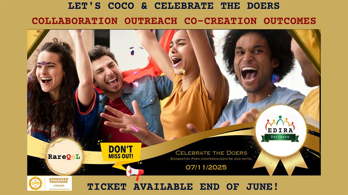 IN PERSON: Let us COCO & Celebrate The Doers: In person, 7 November | Event in Birmingham | AllEvents