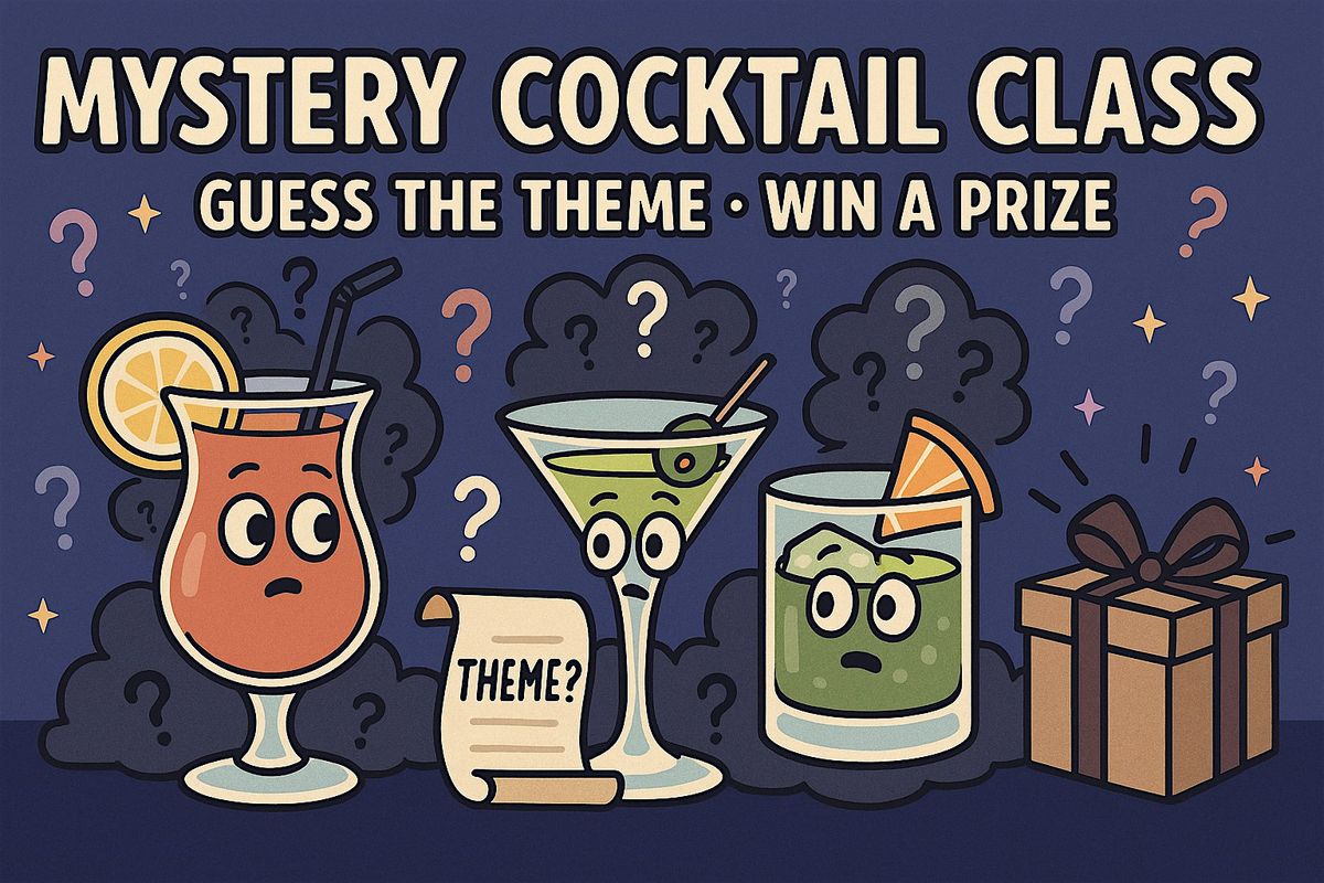 ABV Barrel Shop Darren's Mystery Cocktail Class/Guess the Theme/Win A Prize, 12 September | Event in Arnold