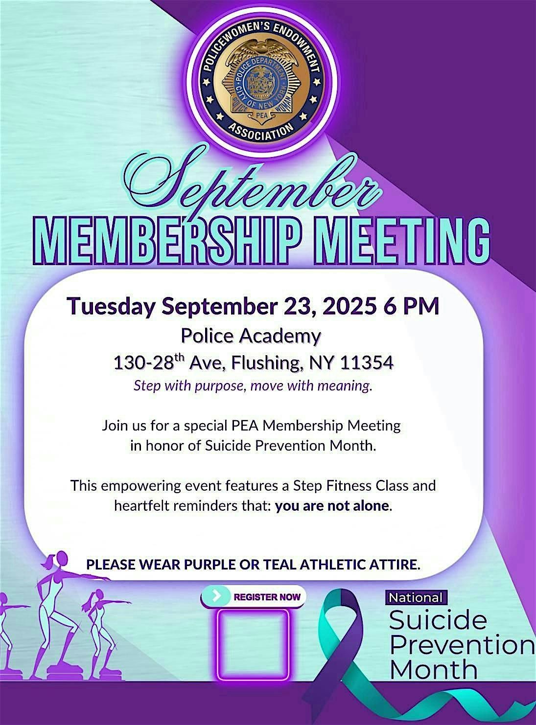 PEA September Membership Meeting, 23 September | Event in Queens | AllEvents