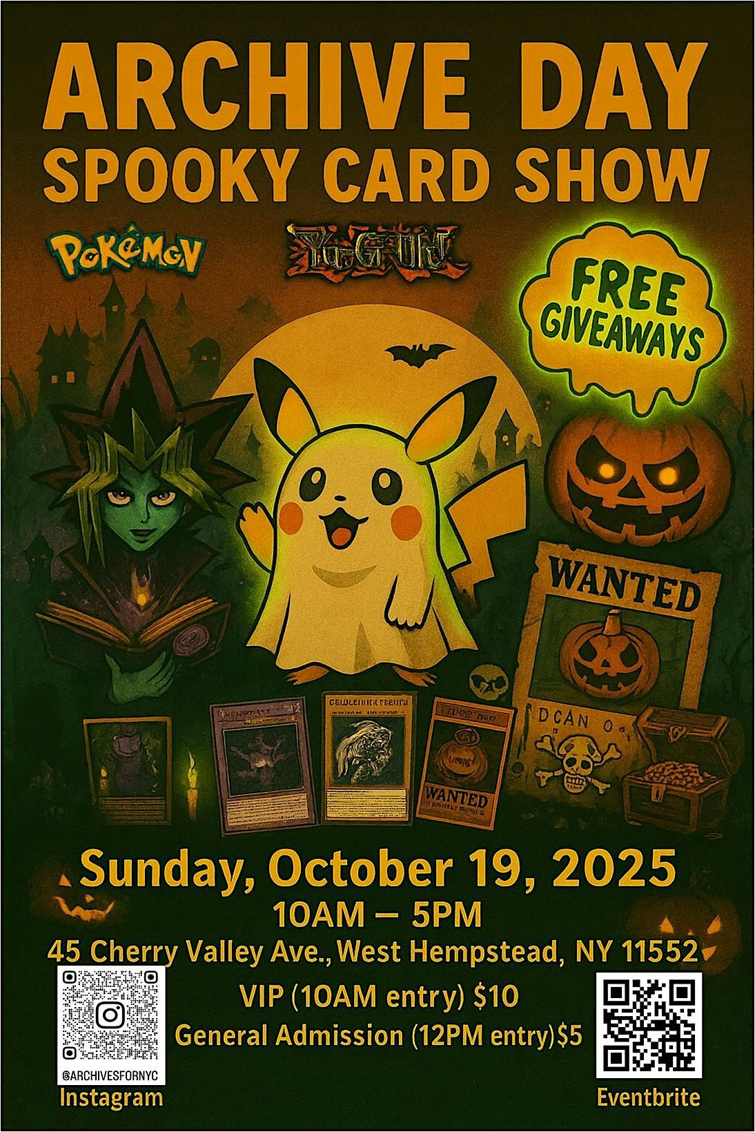 Archive Day Spooky Card Show, 19 October | Event in West Hempstead | AllEvents