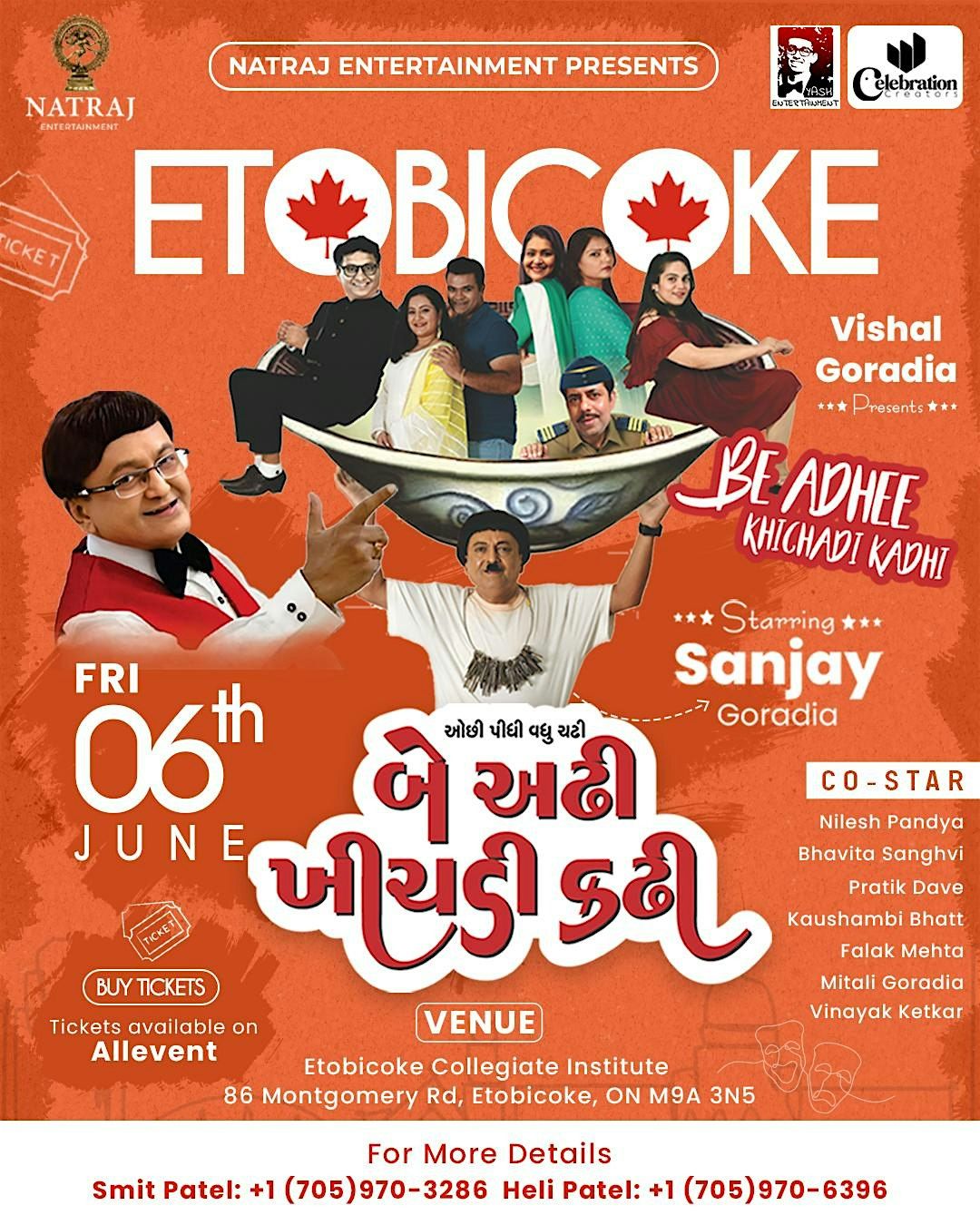 Be Adhee Khichadi Kadhi, 6 June | Event in Toronto | AllEvents