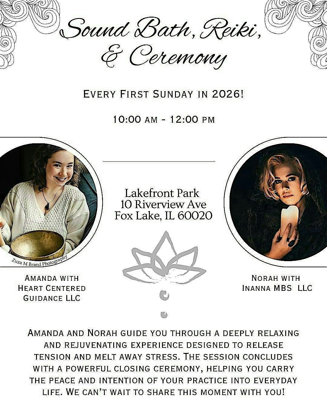 Sound Bath & Reiki with a Planting a Seed Ceremony, 1 March | Event in Fox Lake | AllEvents
