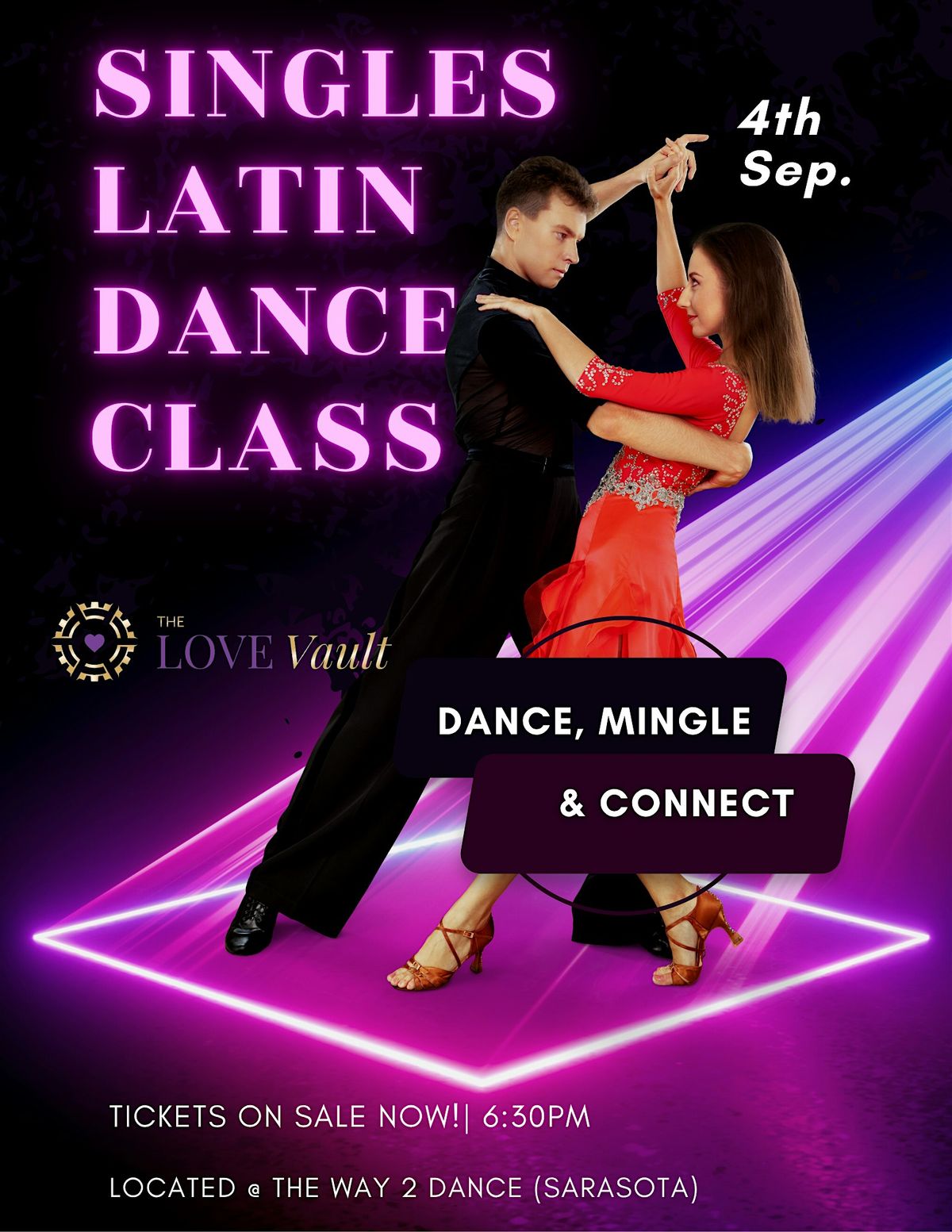 Latin Dance Class for Singles, 4 September | Event in Sarasota | AllEvents