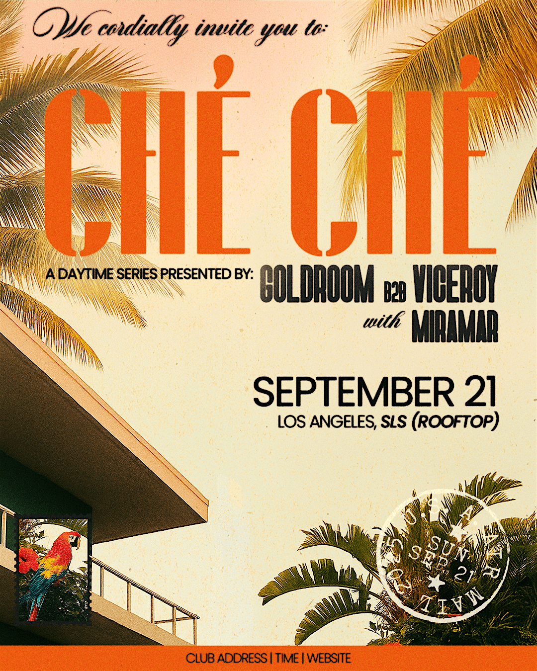 Ché Ché LA: Goldroom + Viceroy + MIRAMAR, 21 September | Event in Los Angeles | AllEvents