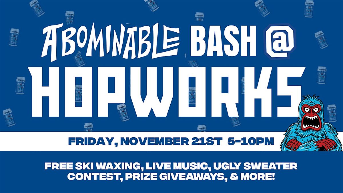 Abominable Bash, 21 November | Event in Portland | AllEvents