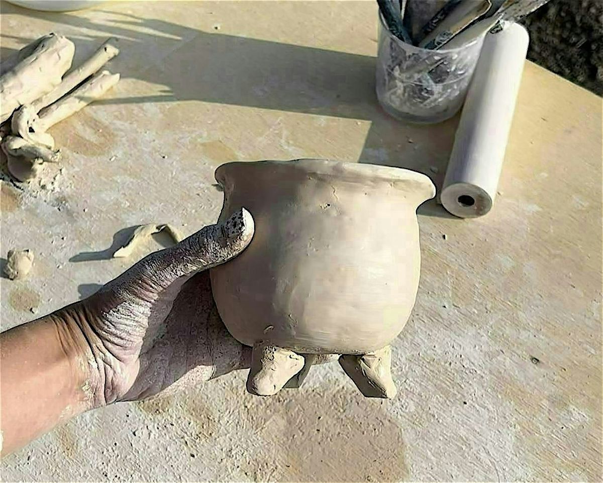 Witchy Cauldron Mug Ceramic Class - Beginner Friendly Pottery Workshop, 25 October | Event in West Hollywood