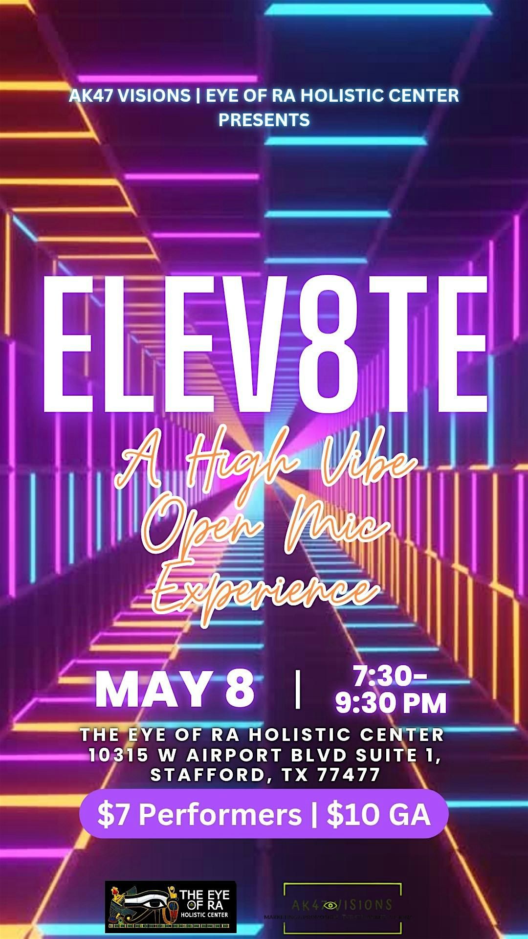 ELEV8TE: A High Vibe Open Mic Experience | Event in Stafford | AllEvents