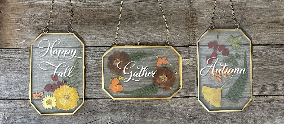 Your Choice of One Pressed Flowers in Hanging Window Frame  Art Sip Class, 19 August | Event in Akron | AllEvents