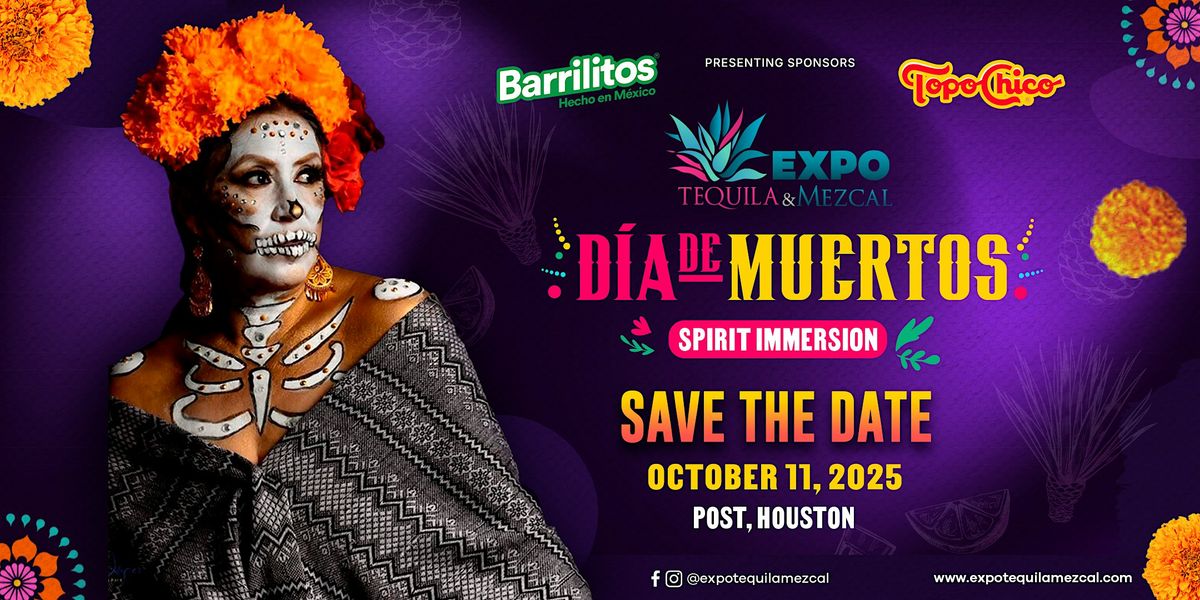 Full Access to Tequila & Mezcal Tastings – Día de Muertos Edition 2025, 11 October | Event in Houston