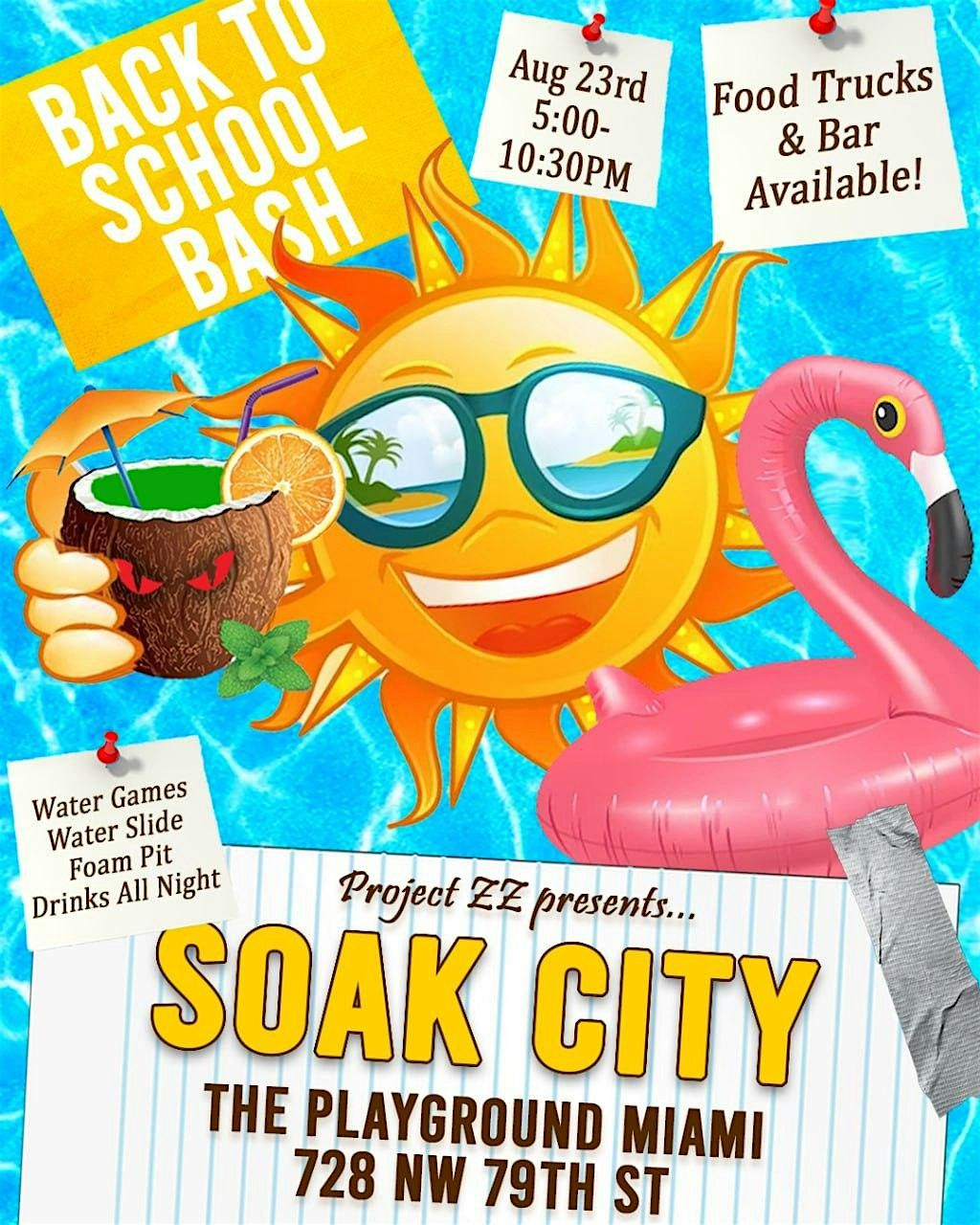 Soak City, 23 August | Event in Miami | AllEvents