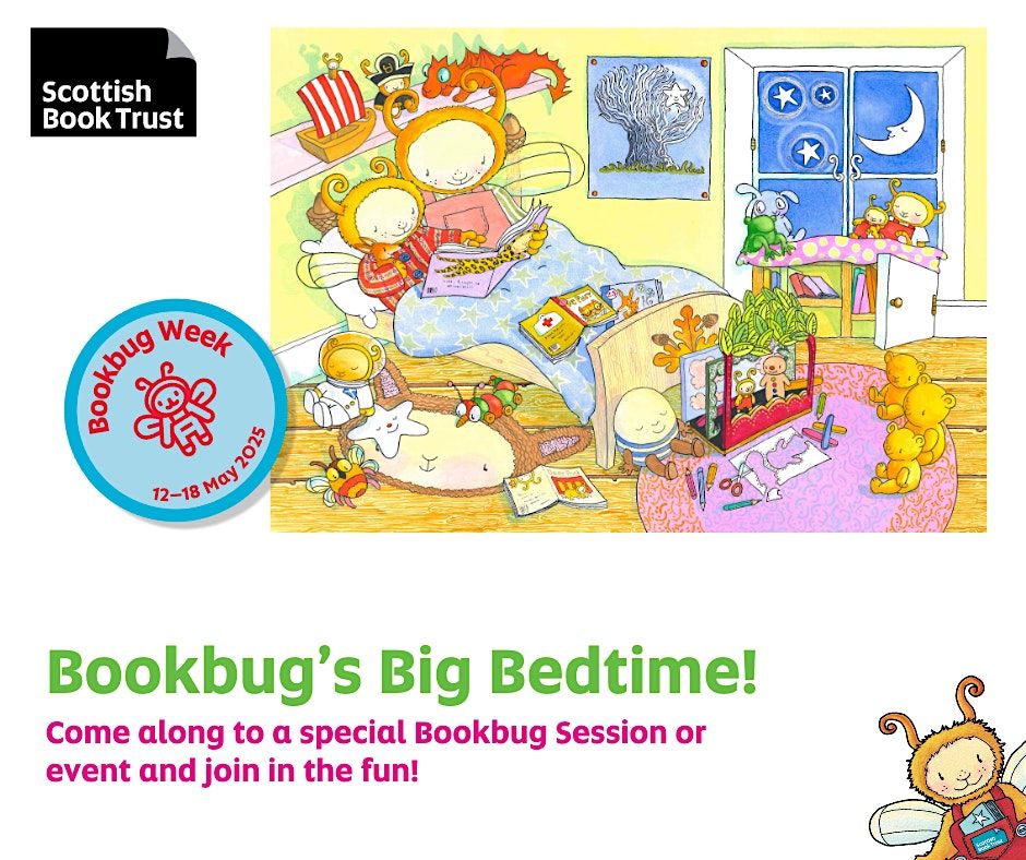 Saturday Bookbug and Sensory Play @ William Patrick Library, Kirkintilloch, 17 May | Event in Kirkintilloch