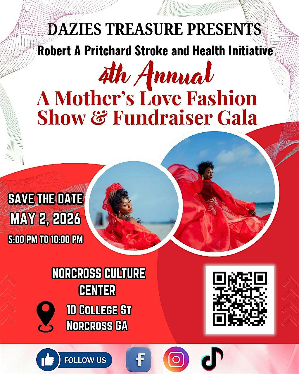 4TH Annual R.A.P Stroke And Health Initiatives Gala And Fashion Show, 2 May | Event in Norcross | AllEvents