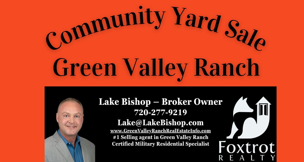 Green Valley Ranch (& surrounding areas) Community Yard Sale, 24 May | Event in Denver | AllEvents