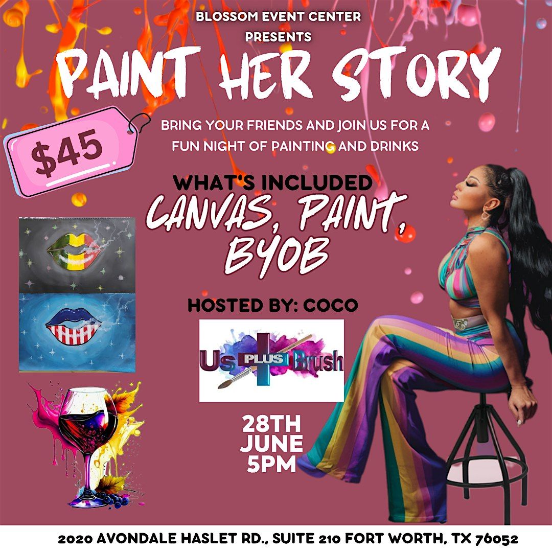 Paint your Story- A Soulful Sip and Paint Experience, 28 June | Event in Haslet | AllEvents